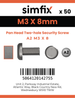 Simfix product label - 9101A203008-T