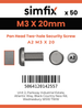 Simfix product label - 9101A203020-T