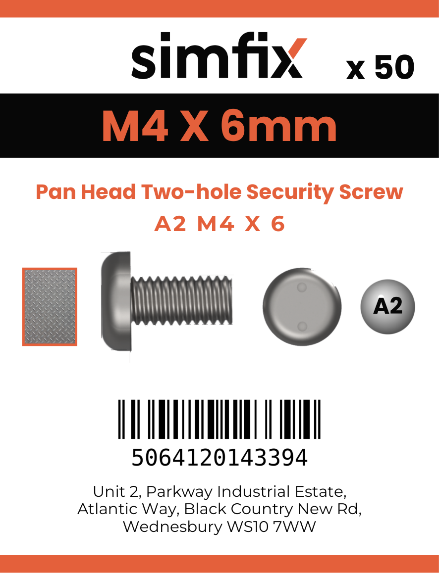 Simfix product label - 9101A204006-T
