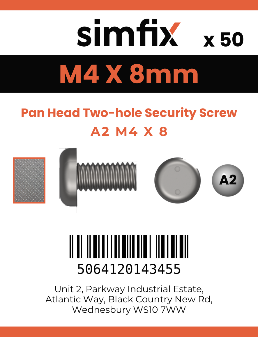 Simfix product label - 9101A204008-T
