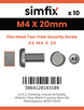 Simfix product label - 9101A204020-D