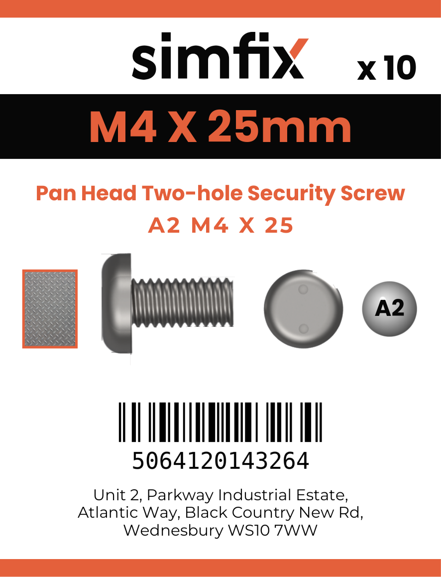 Simfix product label - 9101A204025-D