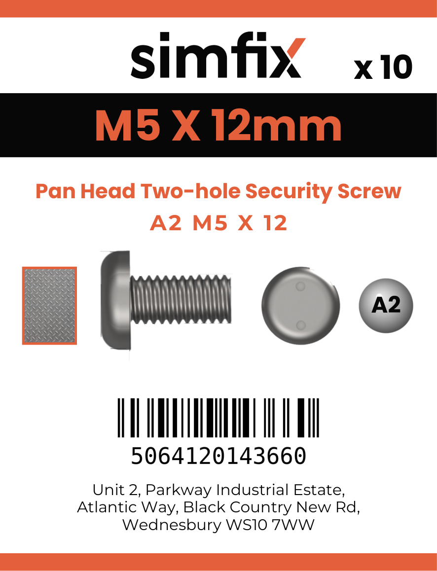 Simfix product label - 9101A205012-D