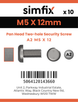 Simfix product label - 9101A205012-D
