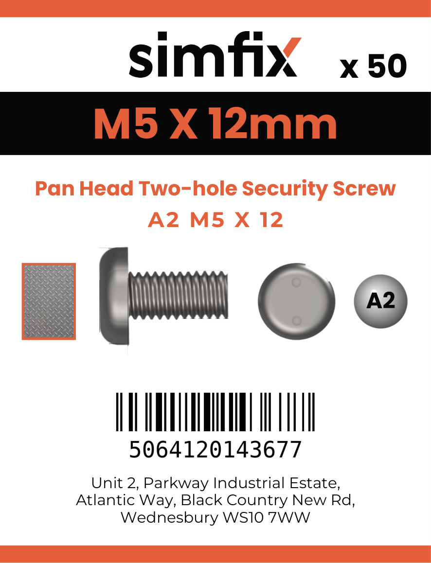 Simfix product label - 9101A205012-T