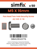 Simfix product label - 9101A205016-T