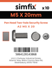 Simfix product label - 9101A205020-D