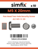 Simfix product label - 9101A205020-D