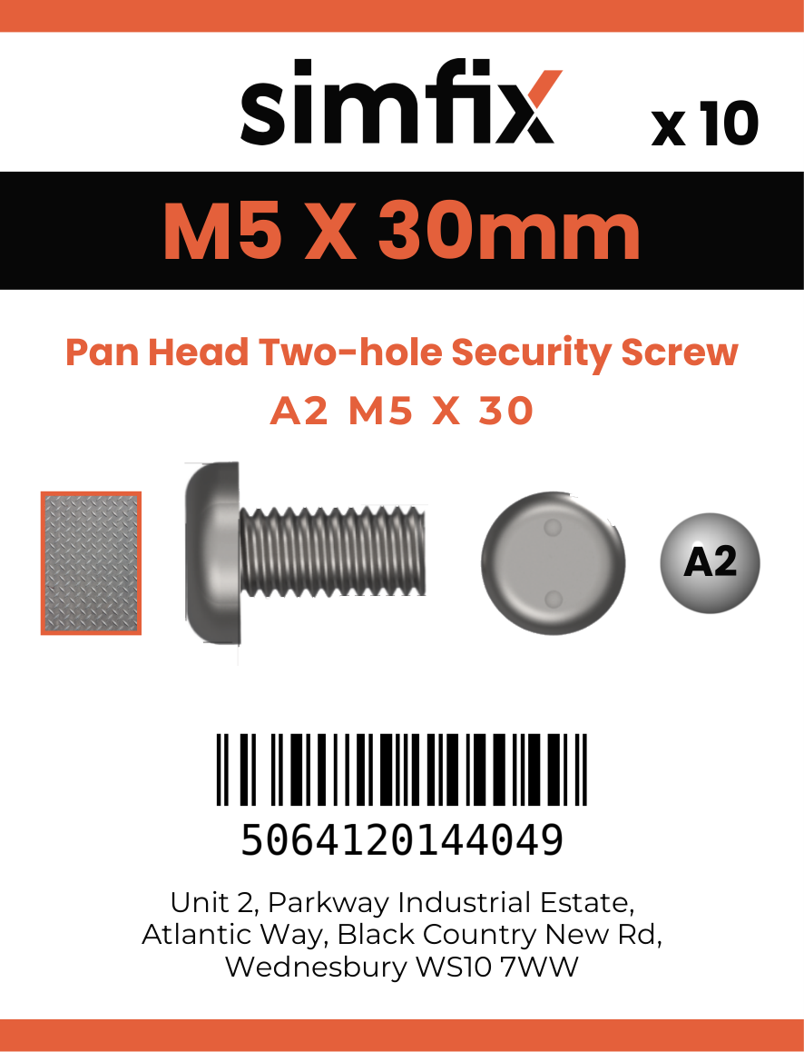 Simfix product label - 9101A205030-D