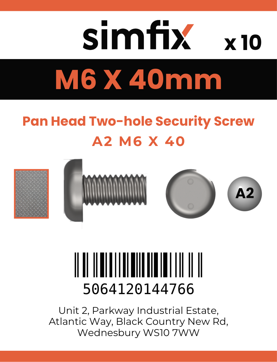 Simfix product label - 9101A206040-D