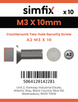 Simfix product label - 9103A203010-D
