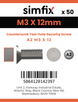 Simfix product label - 9103A203012-T