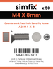 Simfix product label - 9103A204008-T