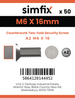 Simfix product label - 9103A206016-T
