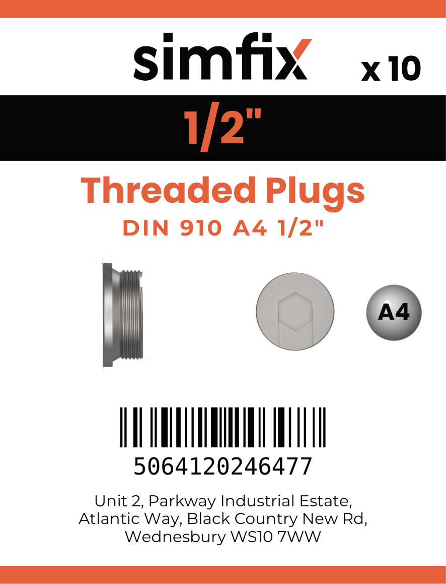 Simfix product label - 910A4012-T