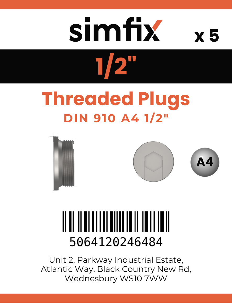 Simfix product label - 910A401270-D
