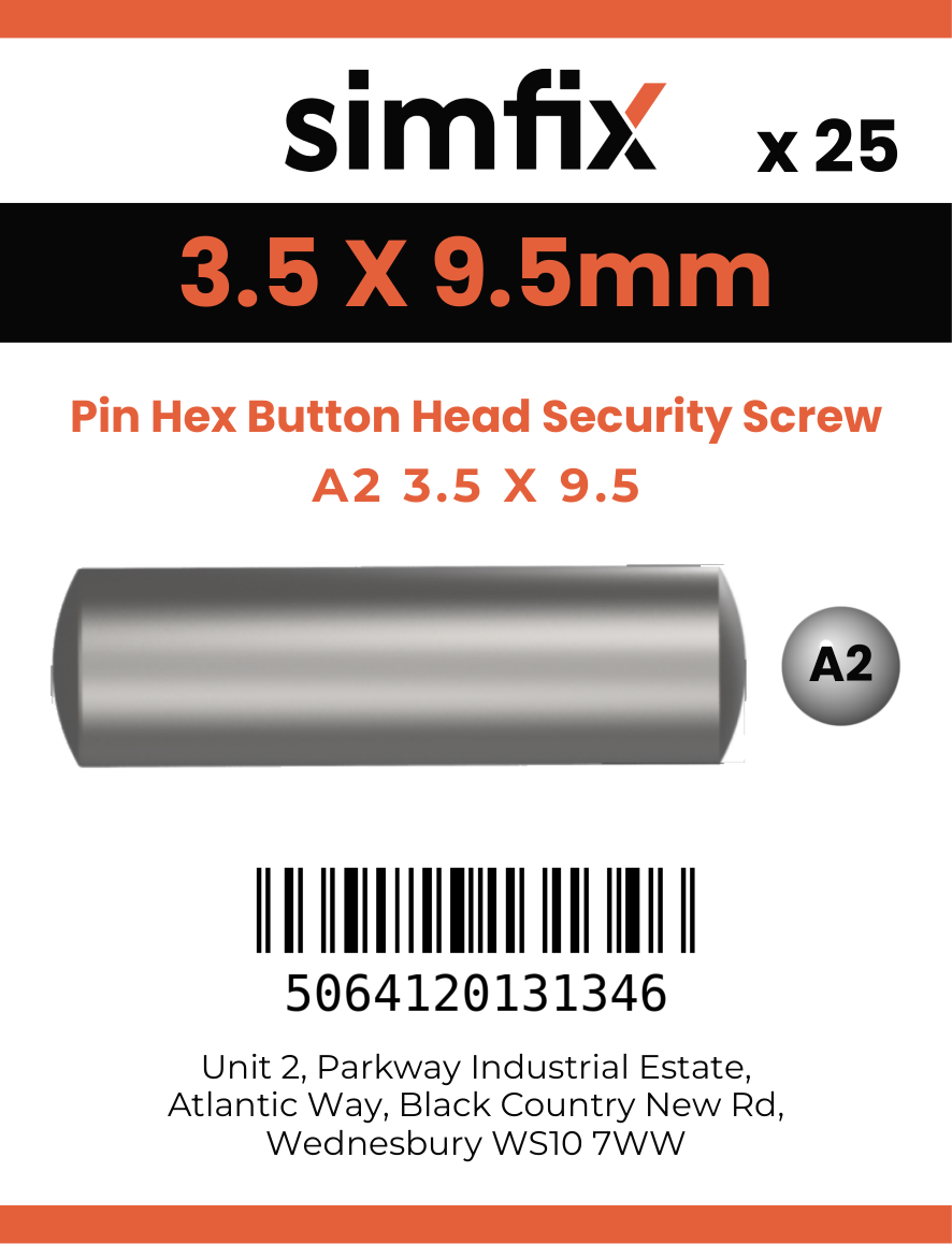 Simfix product label - 9110A235009-D