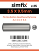 Simfix product label - 9110A235009-D