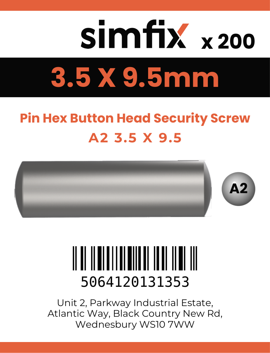 Simfix product label - 9110A235009-T