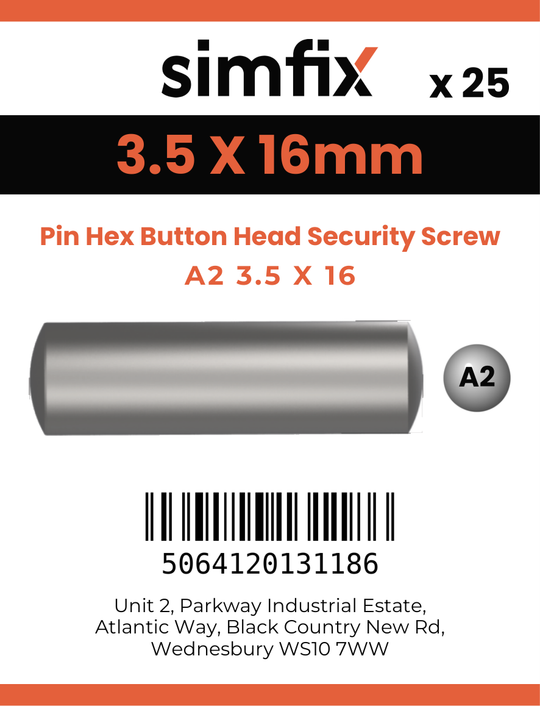 Simfix product label - 9110A235016-D