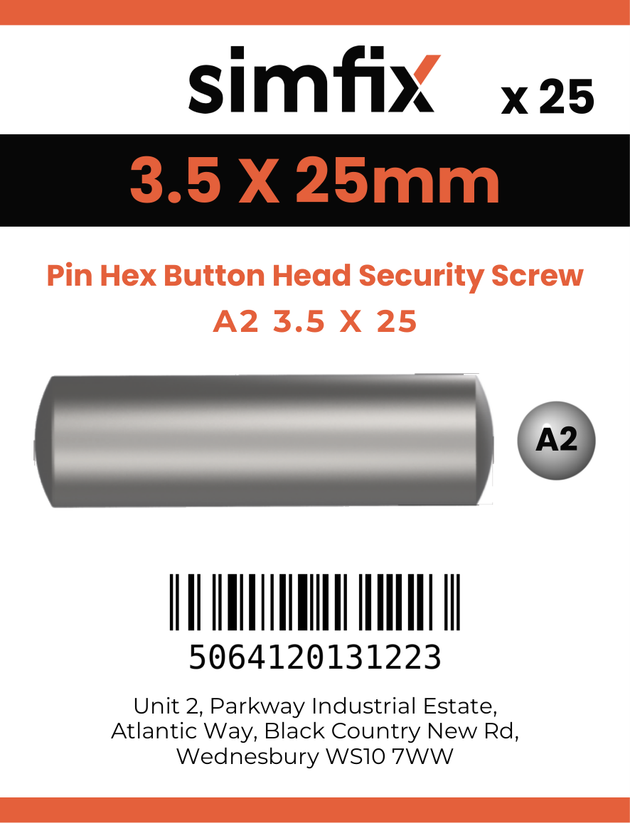 Simfix product label - 9110A235025-D