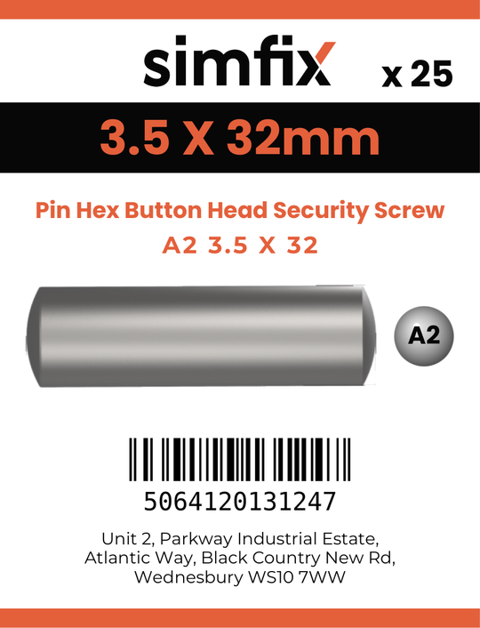Simfix product label - 9110A235032-D