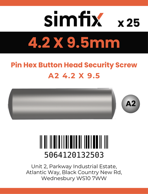 Simfix product label - 9110A242009-D