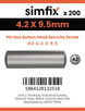 Simfix product label - 9110A242009-T