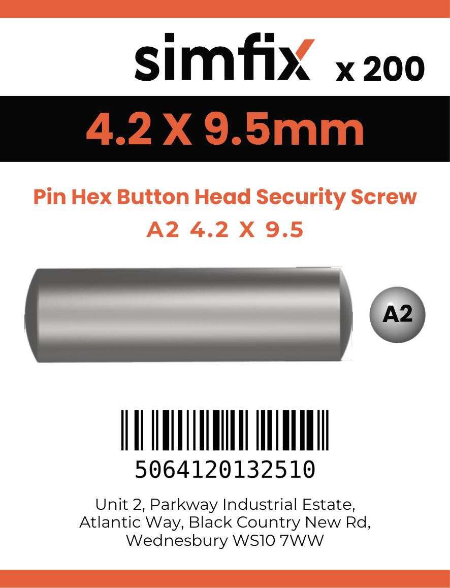 Simfix product label - 9110A242009-T