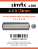 Simfix product label - 9110A242013-T