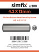 Simfix product label - 9110A242013-T