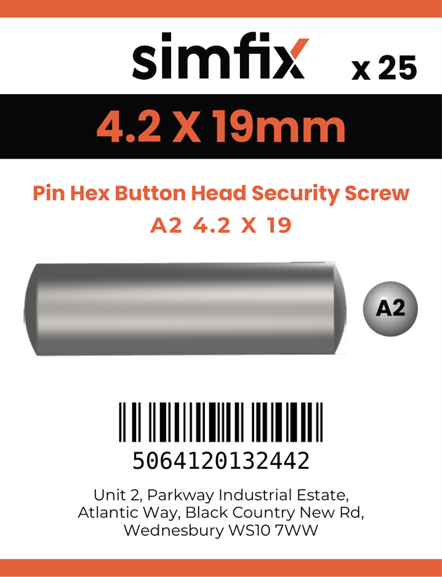 Simfix product label - 9110A242019-D