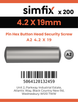 Simfix product label - 9110A242019-T