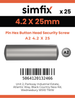 Simfix product label - 9110A242025-D