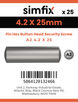 Simfix product label - 9110A242025-D