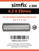 Simfix product label - 9110A242025-T