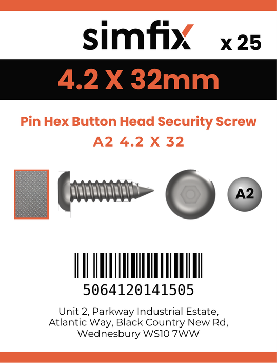 Simfix product label - 9110A242032-D