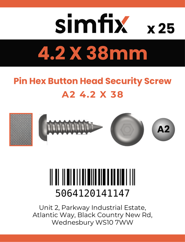 Simfix product label - 9110A242038-D
