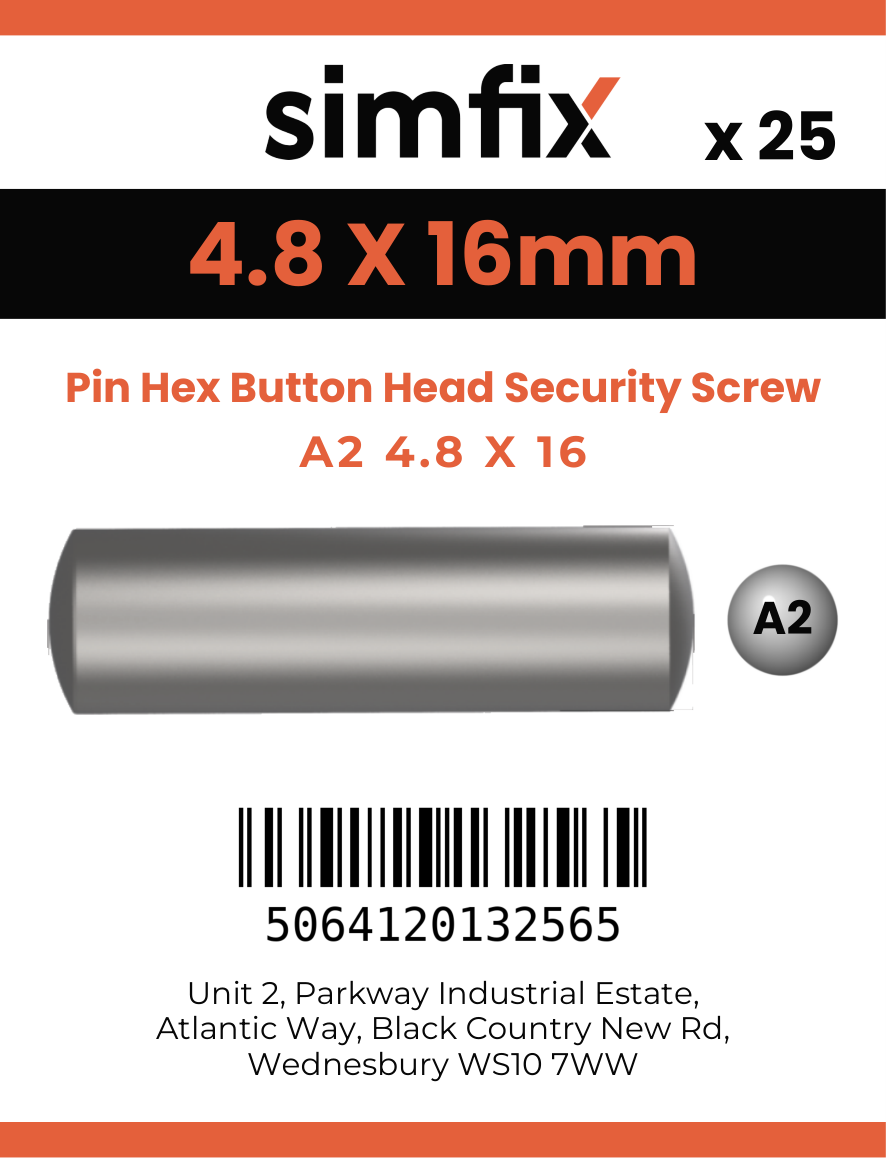 Simfix product label - 9110A248016-D