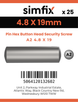 Simfix product label - 9110A248019-D