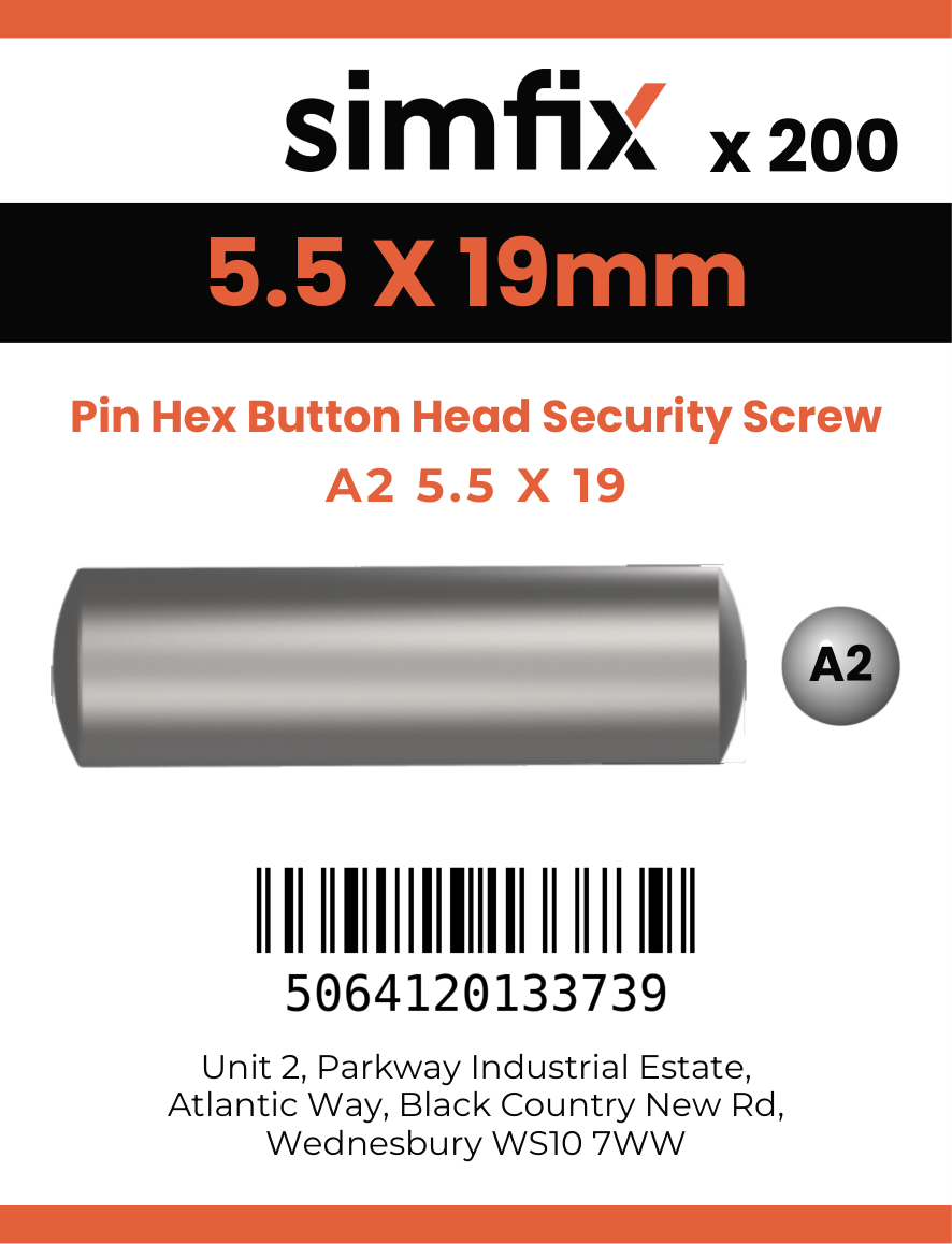 Simfix product label - 9110A255019-T