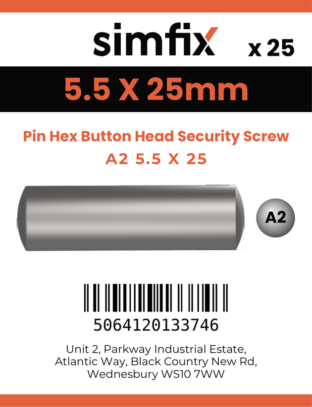 Simfix product label - 9110A255025-D