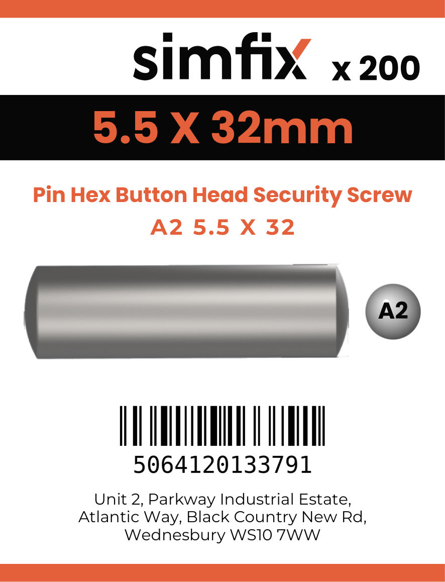 Simfix product label - 9110A255032-T