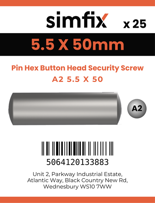 Simfix product label - 9110A255050-D