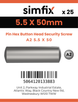 Simfix product label - 9110A255050-D