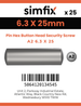 Simfix product label - 9110A263025-D