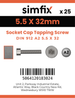 Simfix product label - 912A255032TAP-D
