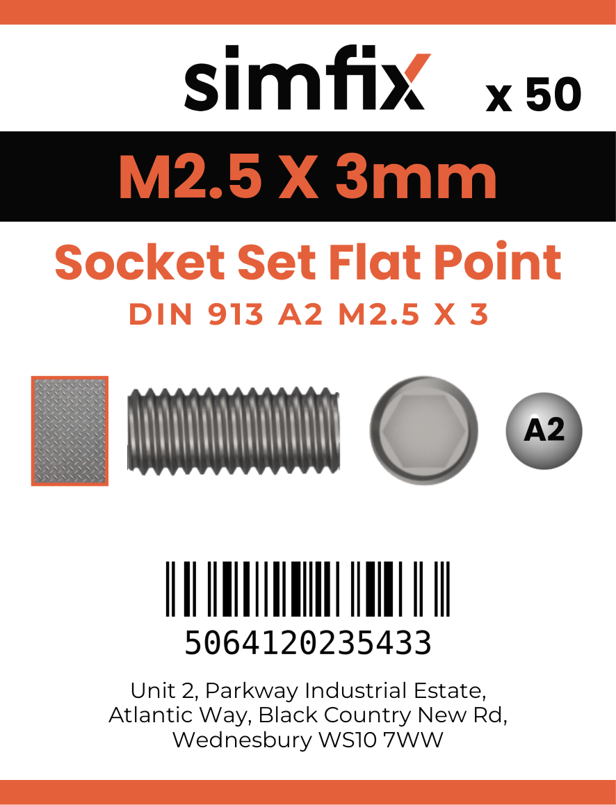 Simfix product label - 913A2025003-T