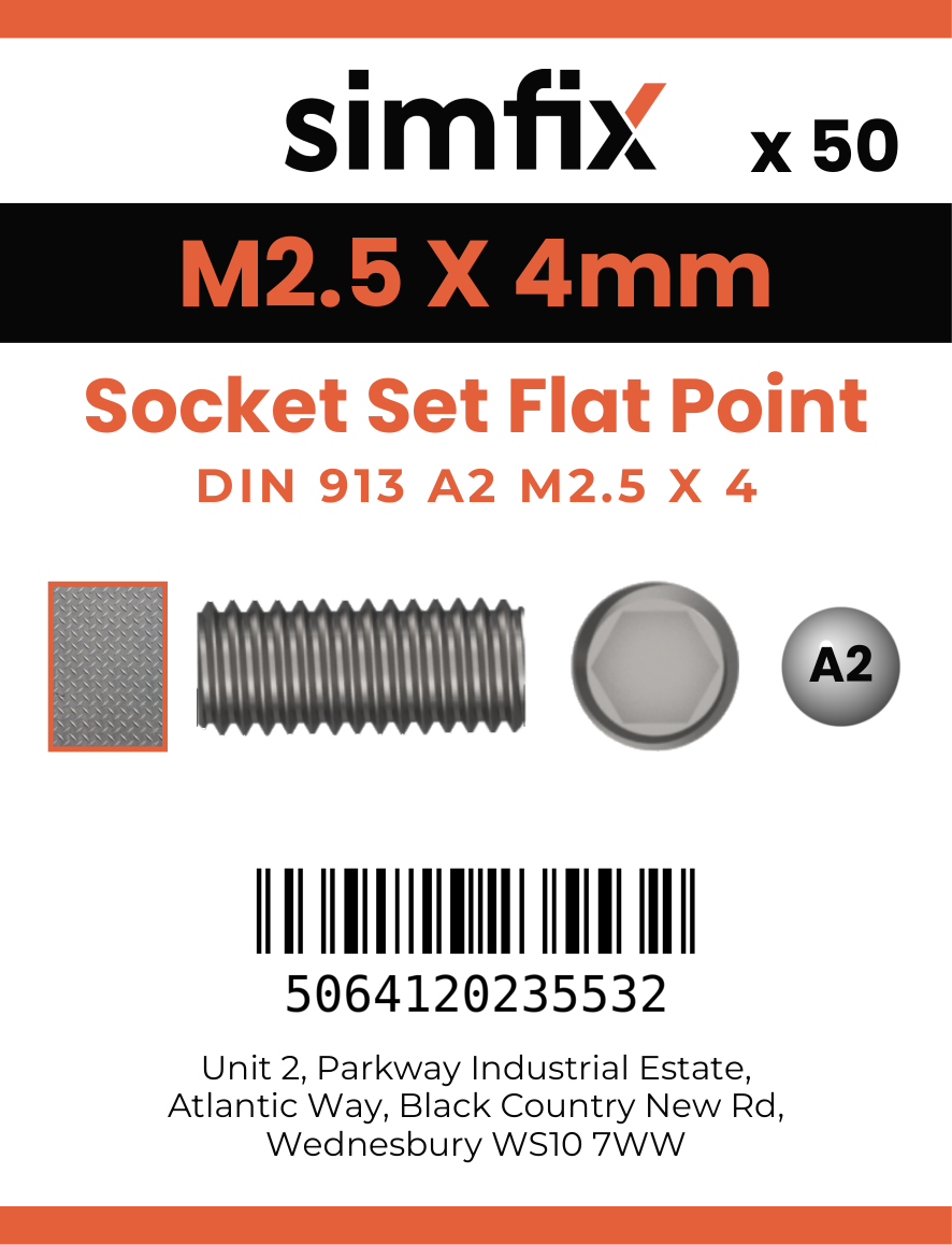 Simfix product label - 913A2025004-T