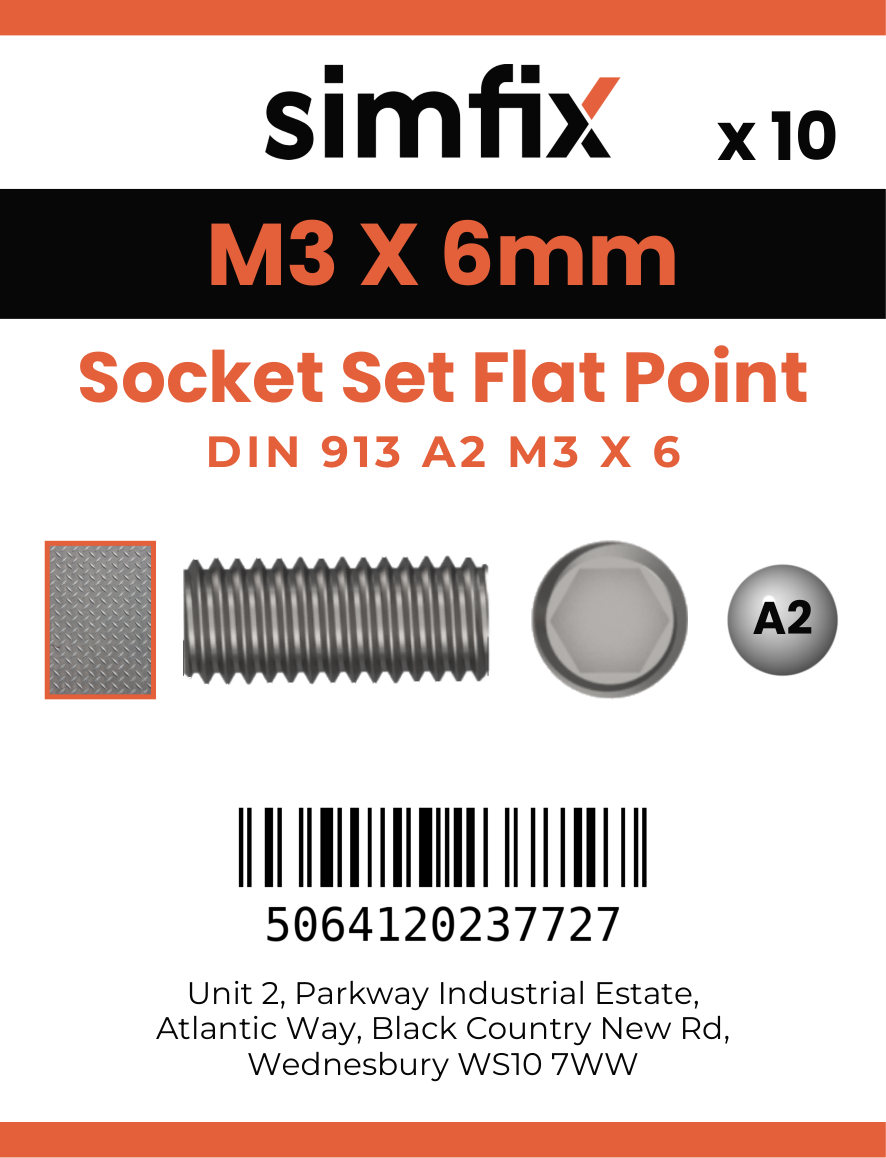 Simfix product label - 913A203006-D